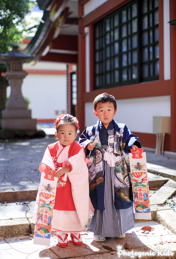 赤坂日枝神社・ホテルニューオータニにて七五三出張撮影をさせていただきました。