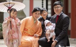 赤坂日枝神社に七五三動画お写真出張撮影