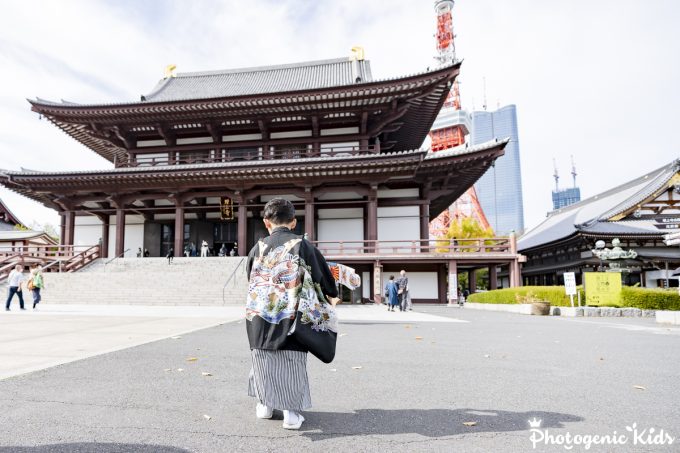 【港区｜増上寺】七五三出張撮影＆お子様が撮影してくださった撮影中の私m(__)m