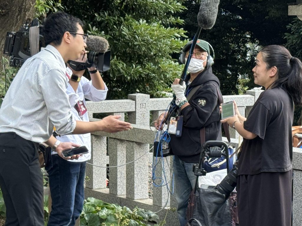 「NHKニュースウオッチ9」に取材していただきました。【テレビ出演】