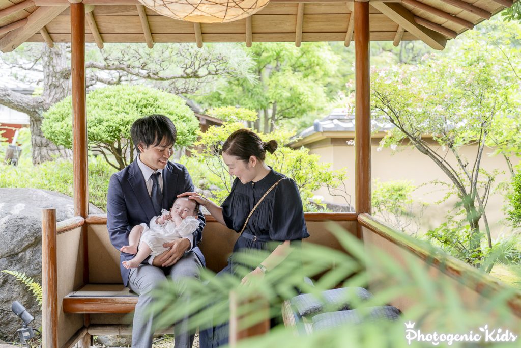 【港区｜増上寺|とうふ屋うかい】お宮参り＆お食い初め写真｜出張撮影【御祈願後のお待ち合わせ。境内、庭園、お食い初め】2時間｜後編