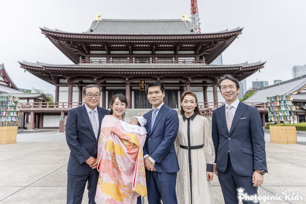 【港区｜増上寺|プリンスパークタワー庭園】お宮参り写真出張撮影【御祈願（ご祈祷）、境内、庭園】2時間｜中編