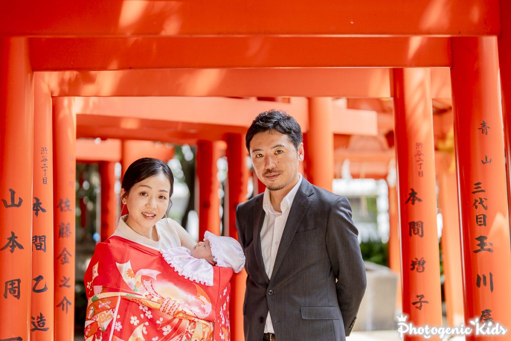 【渋谷区｜金王八幡宮】お宮参り写真出張撮影【境内】1時間｜後編