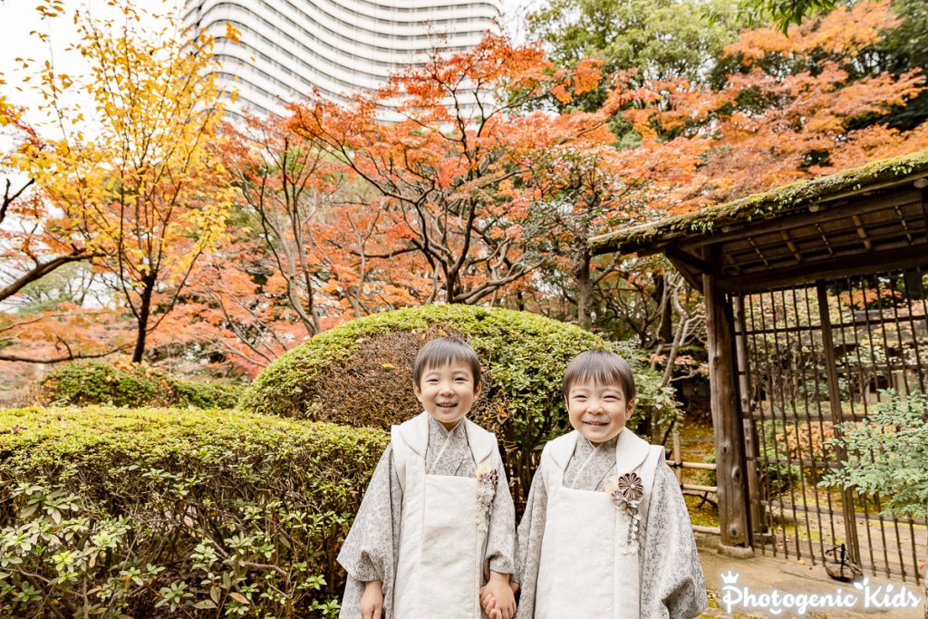 【千代田区｜東京の紅葉の美しいホテルニューオータニ庭園｜日枝神社】七五三出張撮影3時間|中編