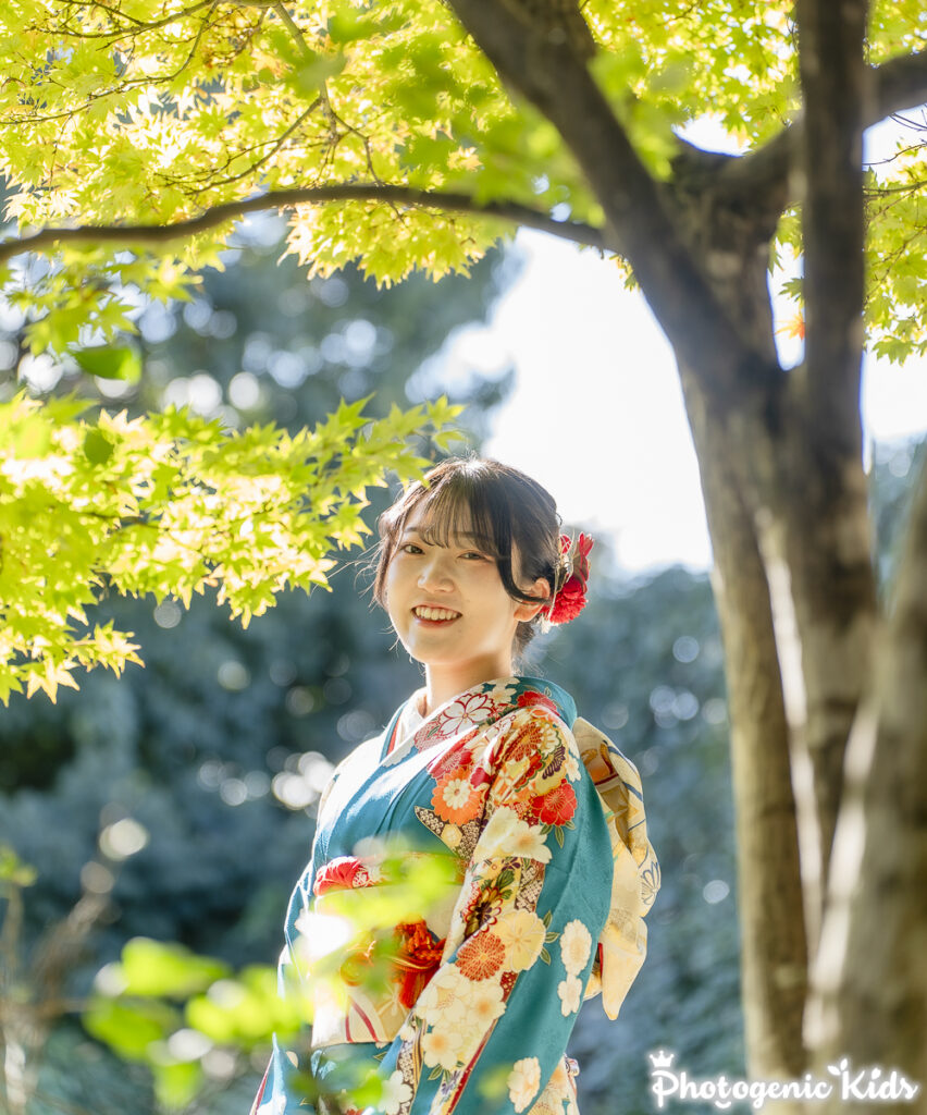 【豊島区｜目白庭園】紅葉の美しい庭園と日本家屋にて成人式前撮り出張撮影｜2時間｜前編