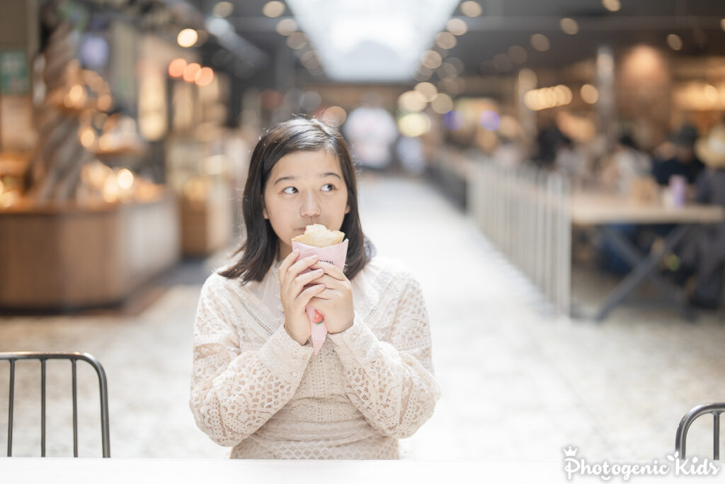 次女とクレープを食べに行きました！！