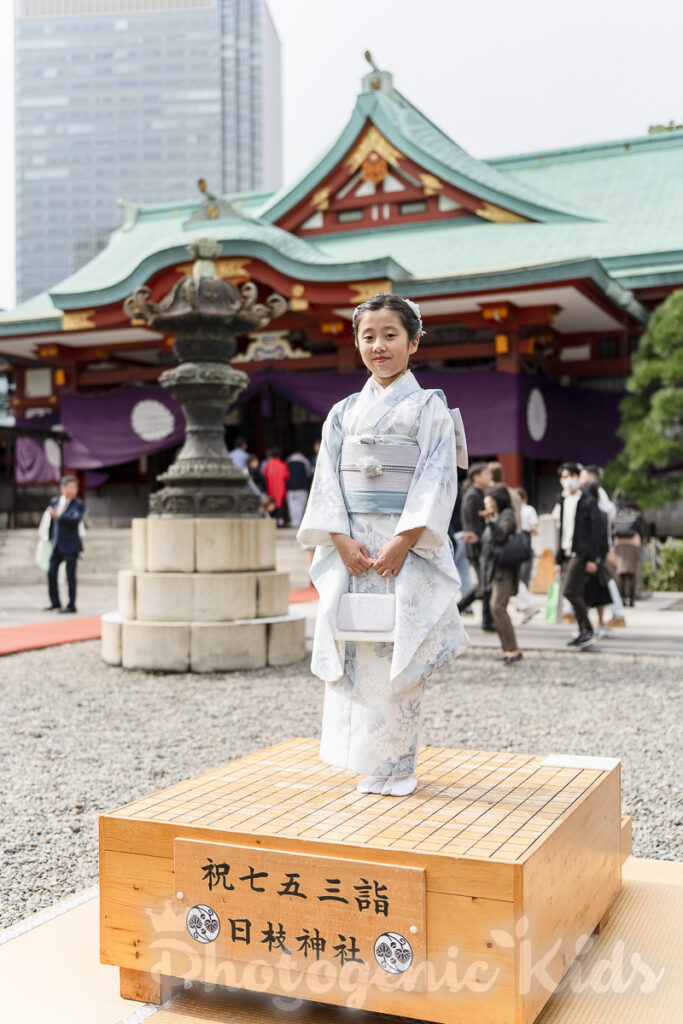 1/2成人式の記念に和装で撮影したお姉ちゃんのソロ写真